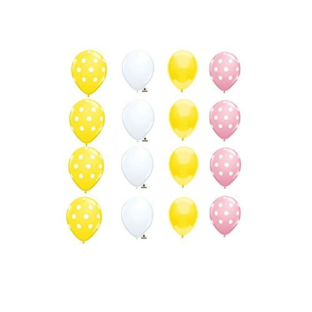 Yellow and Blush Balloons Citrus Bridal Shower Decor Pink Lemonade Balloons Pink Lemonade First Birthday Citrus Bab Lemon Balloons